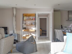 Open plan living space | Lily Lodge - Five Diabaig, Diabaig