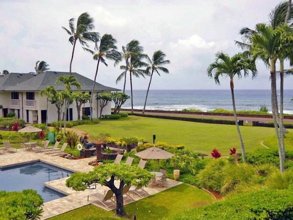 View from the Master Bedroom balcony 