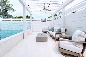 Chill out by the pool.