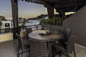 Enjoy stunning views from your private terrace