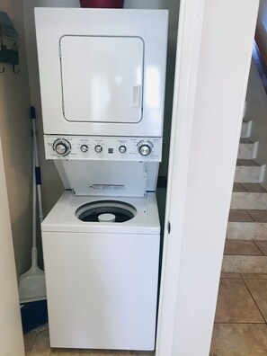 Washer Dryer right off the Kitchen