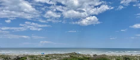 Oceanfront view from balcony