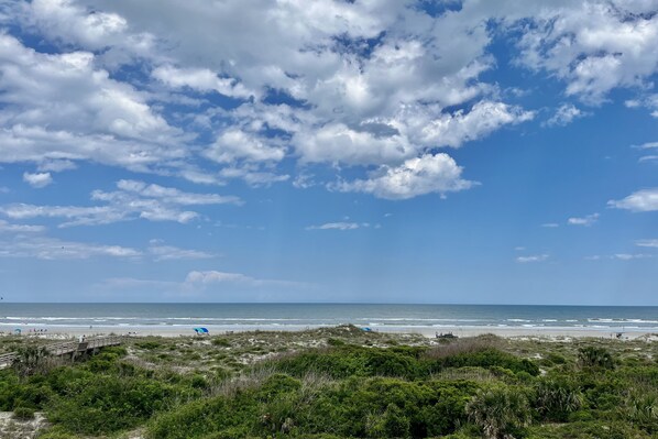 Oceanfront view from balcony