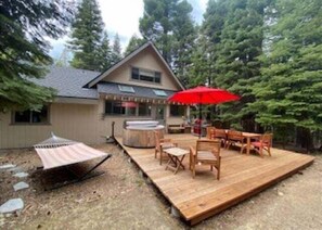Patio and Hot Tub!