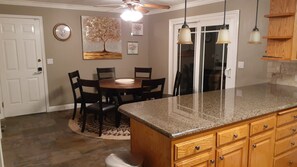 Informal dining area