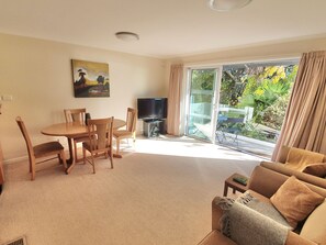 Living area - Dining - Balcony
