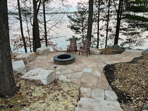 New Lakeside fire pit built in 2022