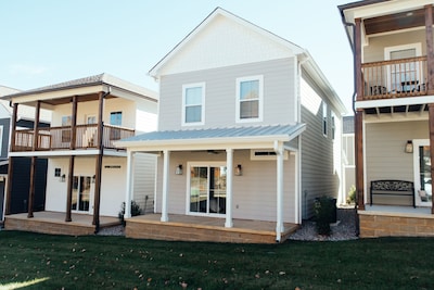 new farmhouse style three-bedroom home in the heart of Cookeville