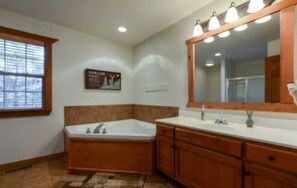 Jacuzzi Tub in both baths