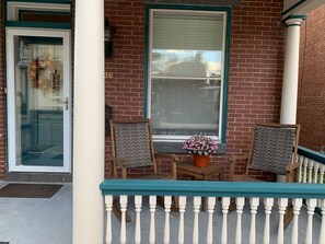 Rocking chairs on the front porch