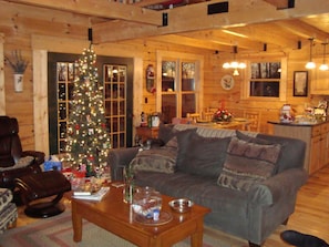 Christmas in living room