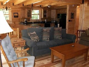 Open plan living room