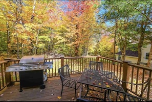 Enjoy the beauty of Vermont on the deck