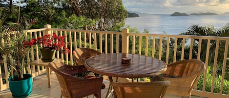 Beautiful balcony views.