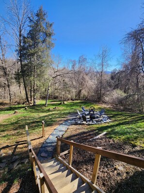Firepit seating area