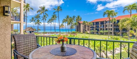 Ocean and tropical views await from your private lanai!