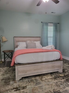 Master Bedroom with a Queen size bed