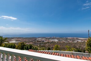 Sea views from terrace