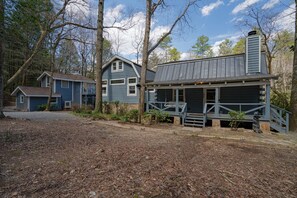 Unit 1, 2 and 3 - 3 Separated Living Areas connected by Raised Decks, Walkways. 