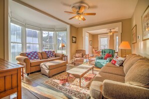 Living Room with open sunlight to relax after a long day of activities