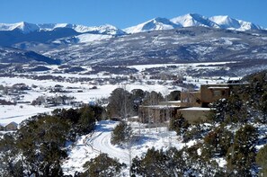 House looking towards Elk Mountains