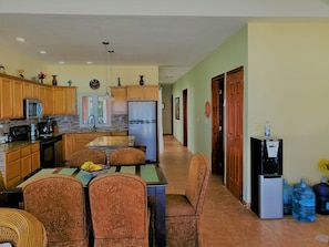 Kitchen/dining and hallway