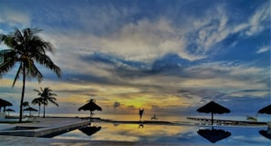 Infinity Pool at Sunset