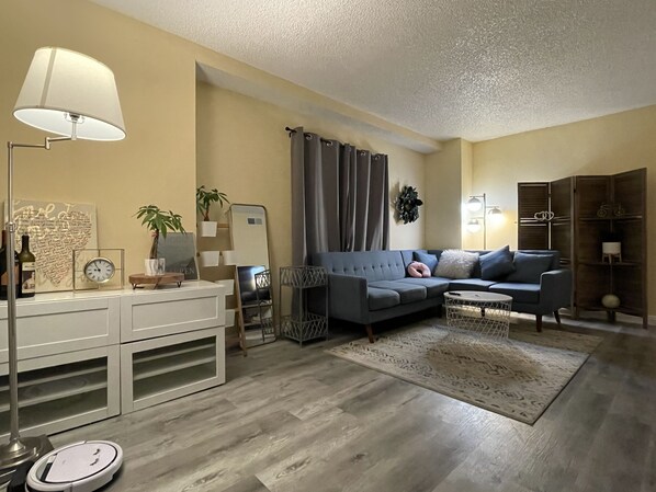 The living room