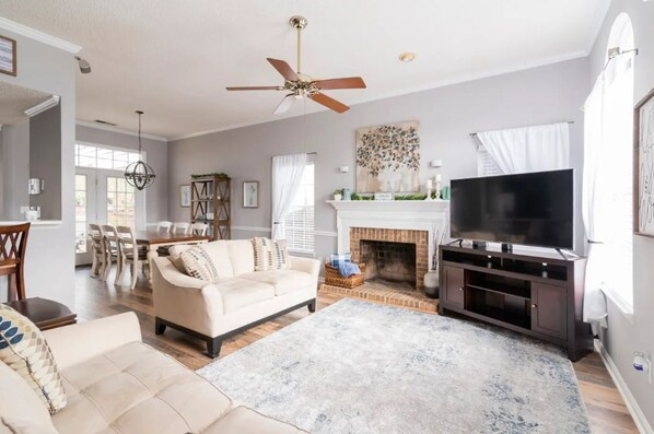Spacious open layout