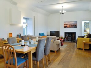 Living room/dining room | Kirklauchline Cottage, Stoneykirk, near Portpatrick