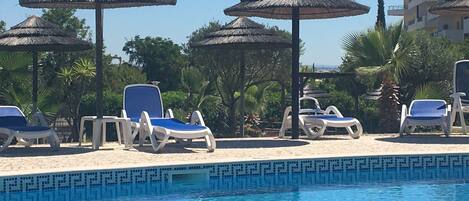 Relax area by the pool
