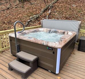 Spa Haven - our wonderful new hot tub seats up to 6!