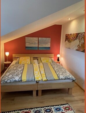 Ferienwohnung Bucheck, 34 qm, 1 Schlafzimmer, Balkon, WLAN-Schlafzimmer