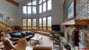 Open Living Room and Dining Area