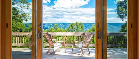 Gorgeous views you can enjoy at our deck