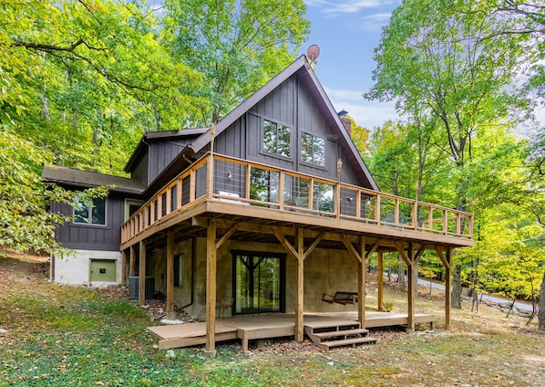 A cozy cabin nestled in the West Virginia mountains, with everything you need for your getaway.