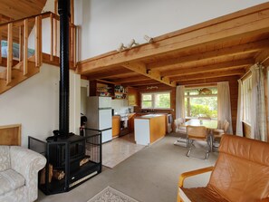 Kitchen and Dinning room from the lounge room