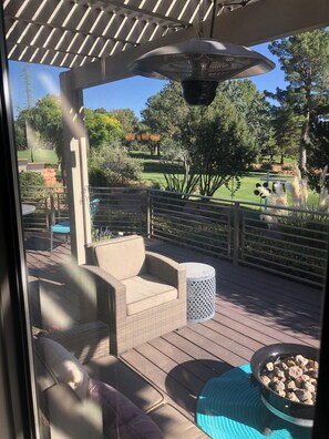 Back deck sitting area