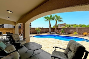 covered outdoor seating area