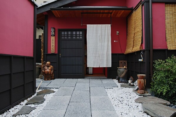 Outside the entrance