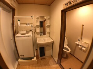 Washroom and washing machine available