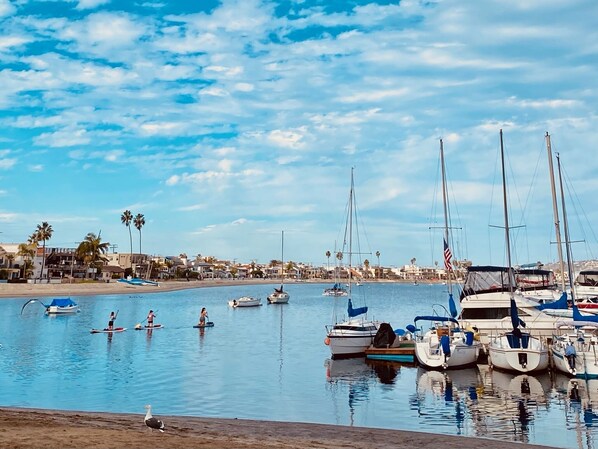 Kayaking at Mission beach 