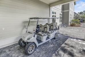 6 Seat Golf Cart to Cruise to Publix or Watercolor Beach Club