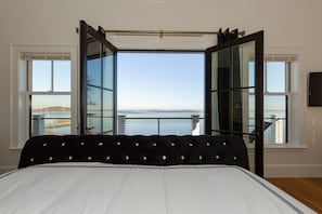 Panoramic oceanview from balcony in Master bedroom