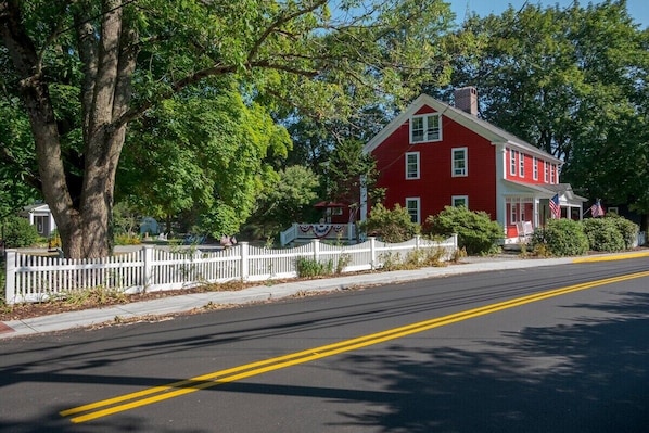 The 1784 Denison Home on a picturesque day in July! Every room has a story! Come and experience this exceptional New England gem! 