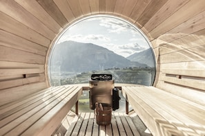 Sauna mit Ausblick