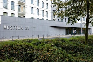 Modern property building.