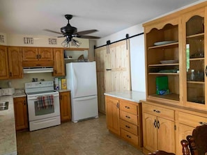 Large spacious fully equipped kitchen!