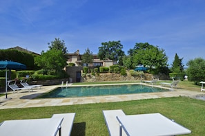 The pool and the property