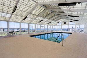 Indoor pool when it is too cool to be outside